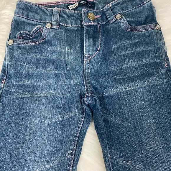 Girls Levi Bootcut Jeans - Picture 5 of 13